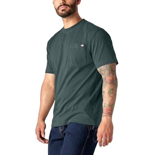 Men's Big & Tall Heavyweight Heathered Short Sleeve Pocket T-Shirt